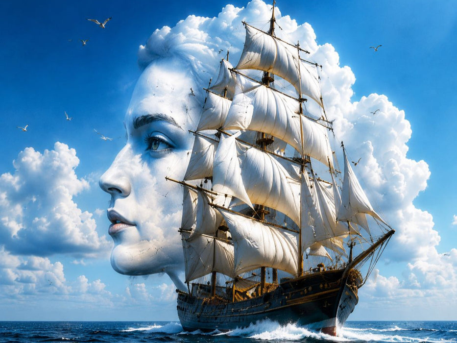 Die Hüterin der Winde - CALVENDO Foto-Puzzle'