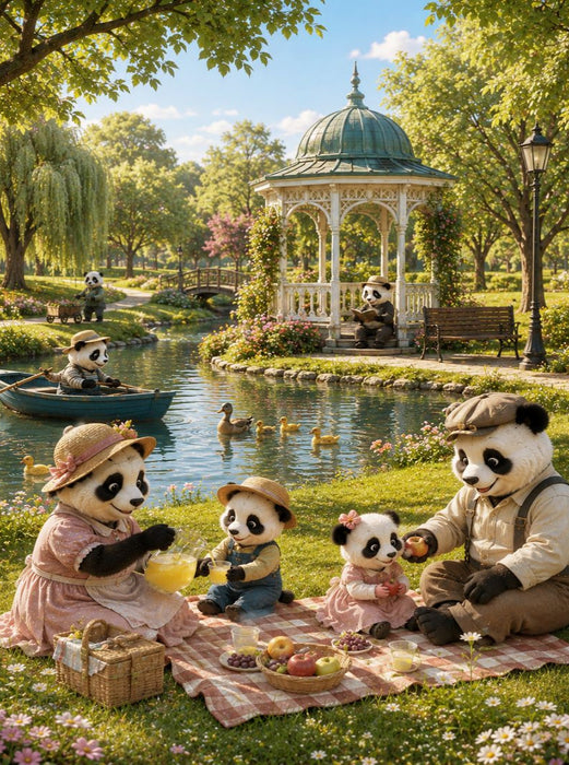 Ein Picknick voller Freude - CALVENDO Foto-Puzzle'