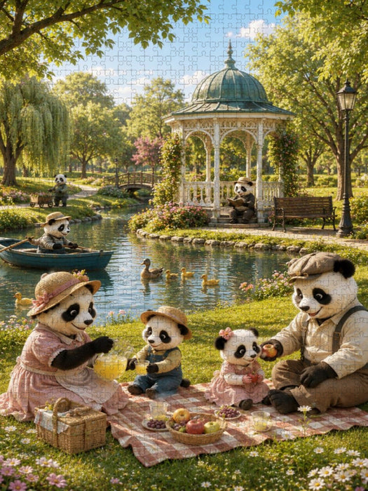 Ein Picknick voller Freude - CALVENDO Foto-Puzzle'