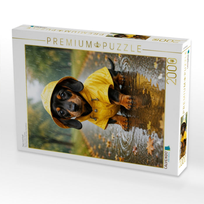 Regen macht Spaß - CALVENDO Foto-Puzzle'