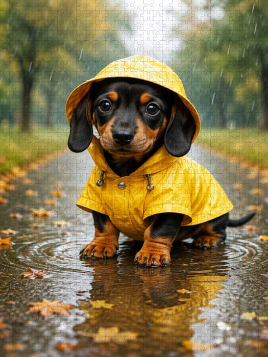 Regen macht Spaß - CALVENDO Foto-Puzzle'