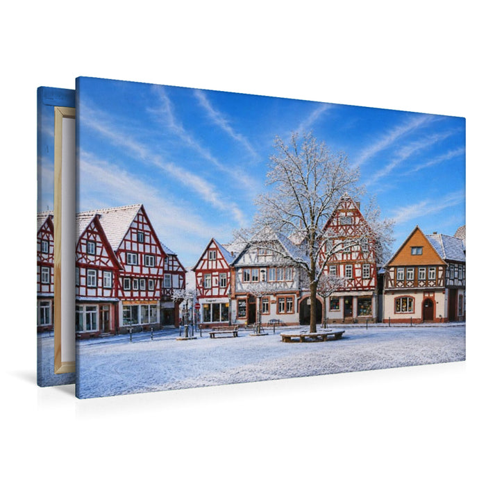 Premium Textil-Leinwand Marktplatz