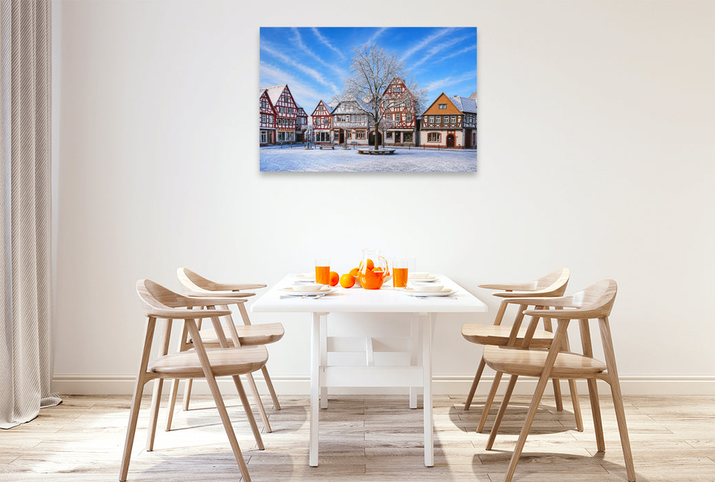 Premium Textil-Leinwand Marktplatz