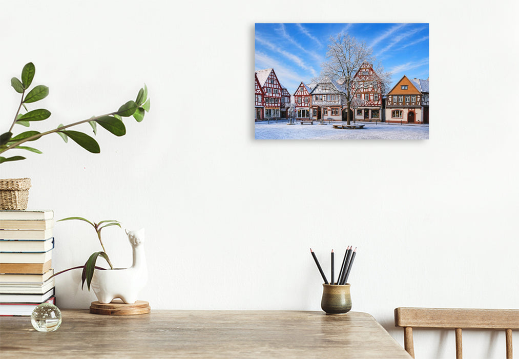 Premium Textil-Leinwand Marktplatz