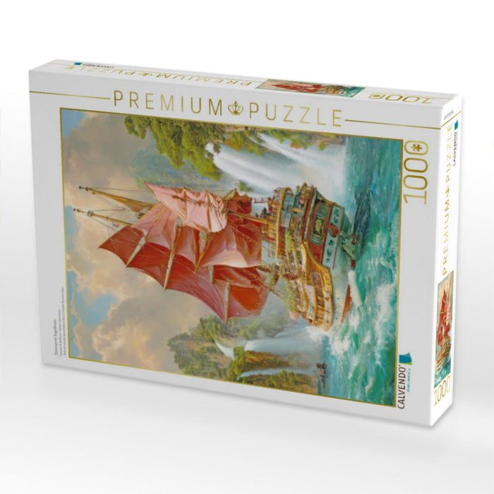 Steampunk Segelboote - CALVENDO Foto-Puzzle'