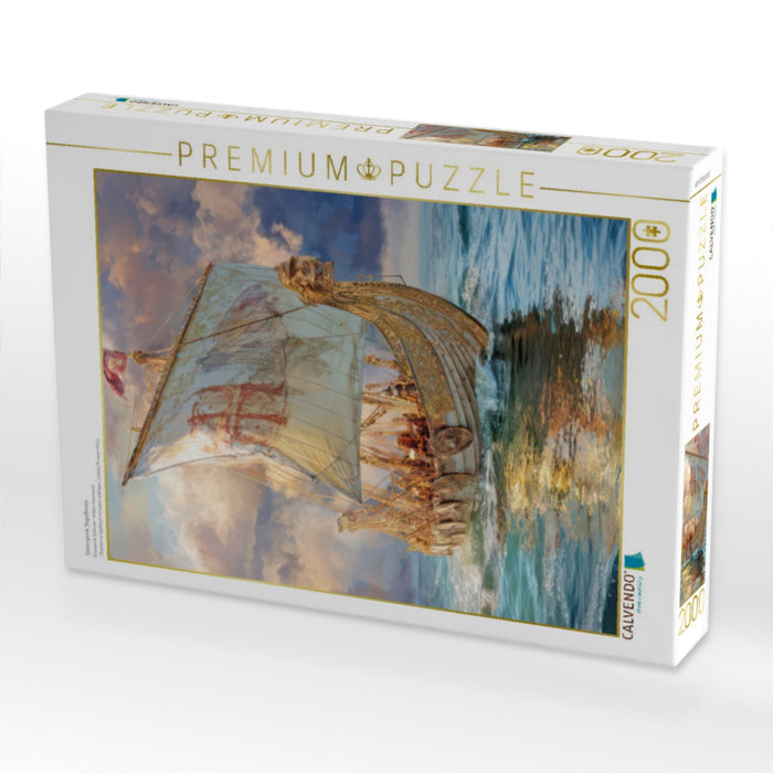 Steampunk Segelboote - CALVENDO Foto-Puzzle'