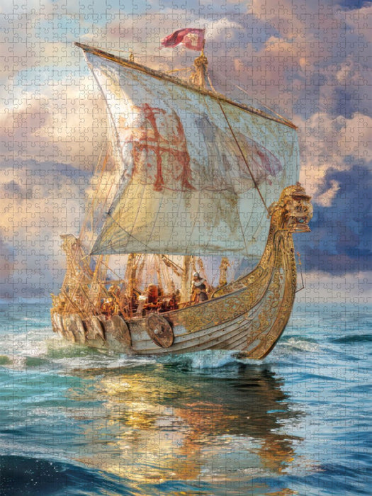 Steampunk Segelboote - CALVENDO Foto-Puzzle'