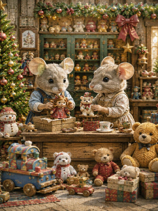 Die Weihnachtsstube - CALVENDO Foto-Puzzle'