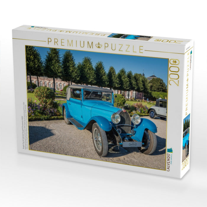 Bugatti Typ 44 Cabriolet Gangloff (Frankreich, 1929) - CALVENDO Foto-Puzzle'