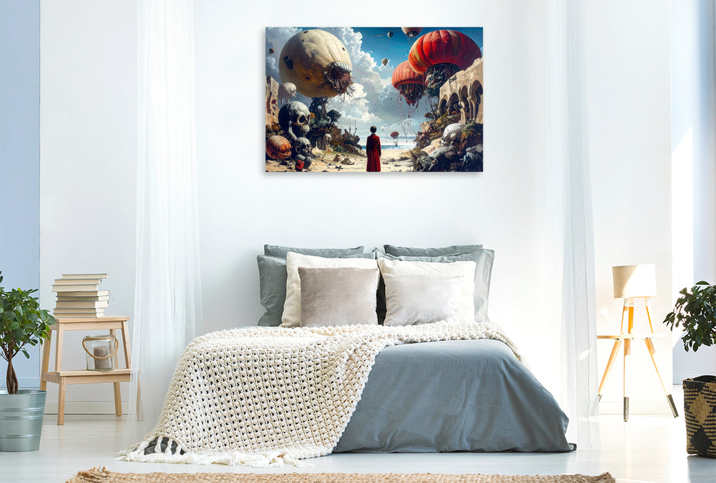 Premium Textil-Leinwand Echo der Vergänglichkeit