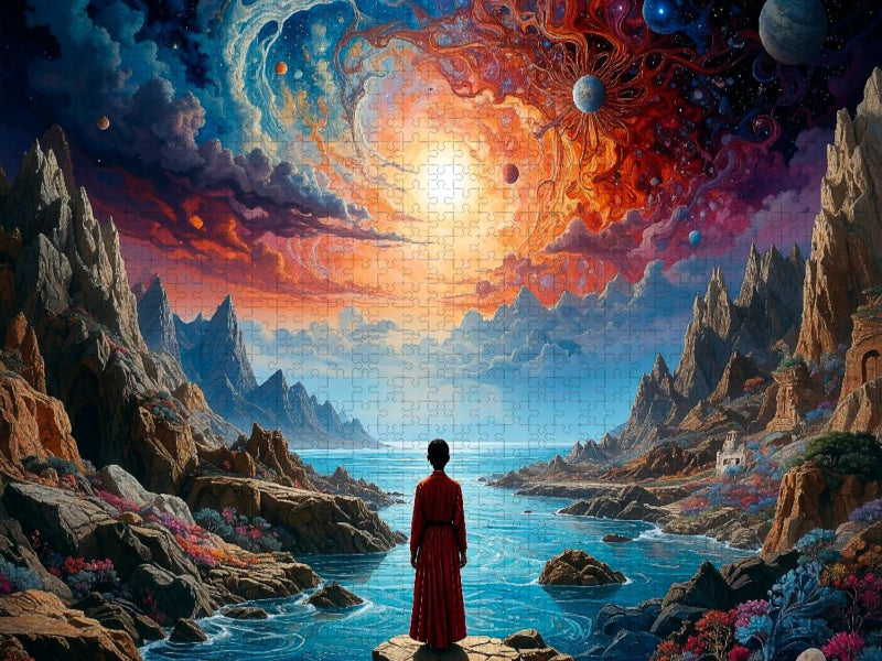 Der Tanz der Galaxien - CALVENDO Foto-Puzzle'