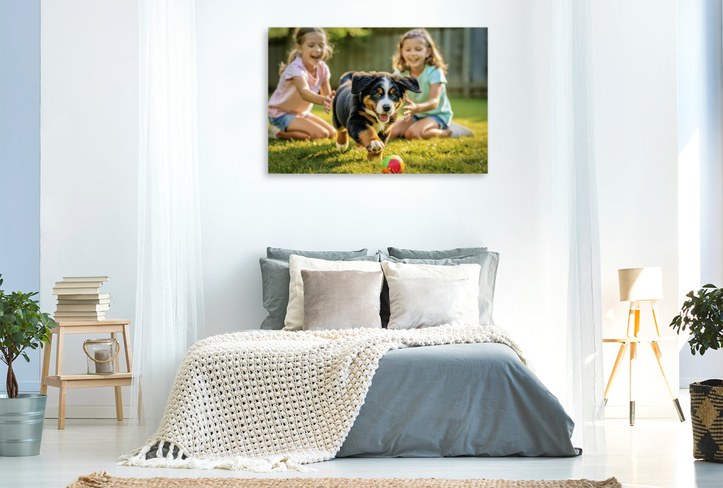 Premium Textil-Leinwand Kuschelkraft, weich, warm, wunderbar.