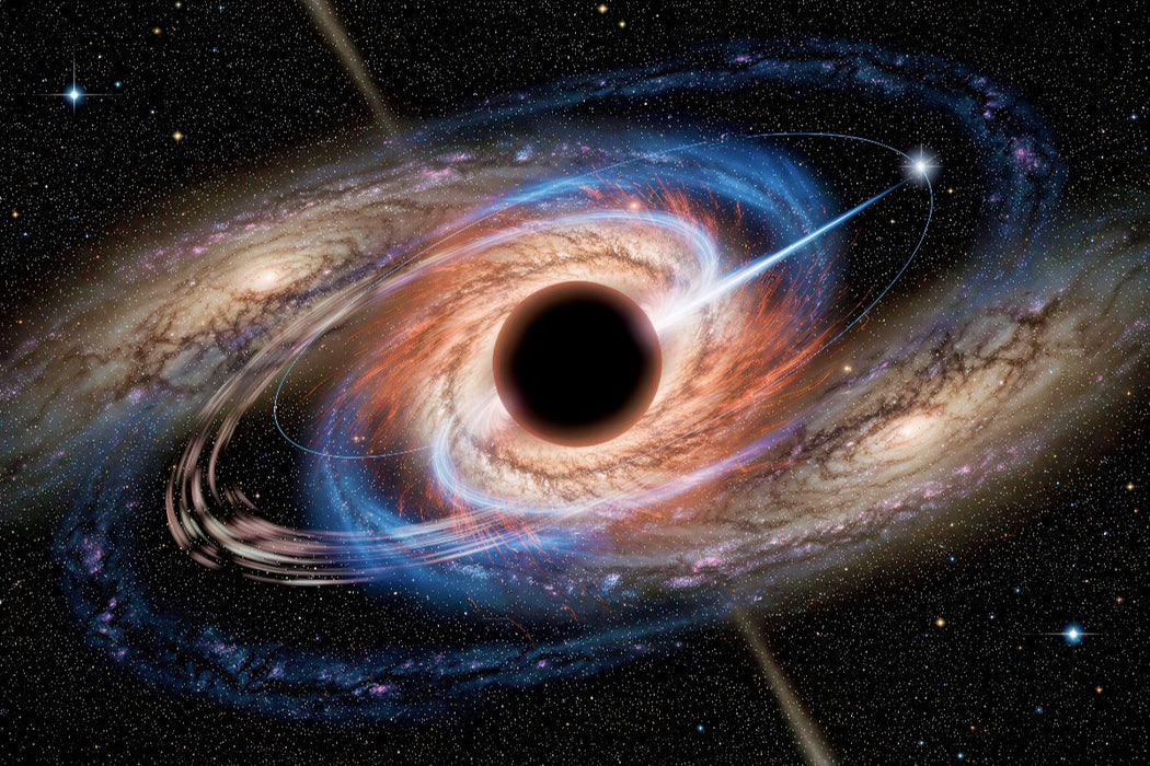 Premium Textil-Leinwand Ein Motiv aus dem Kalender Sagittarius A Stern