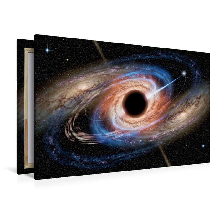 Premium Textil-Leinwand Ein Motiv aus dem Kalender Sagittarius A Stern