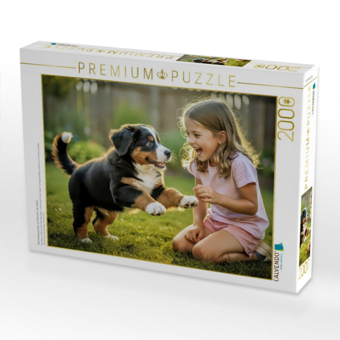 Bernerbabyzauber, ein Moment, der bleibt. - CALVENDO Foto-Puzzle'