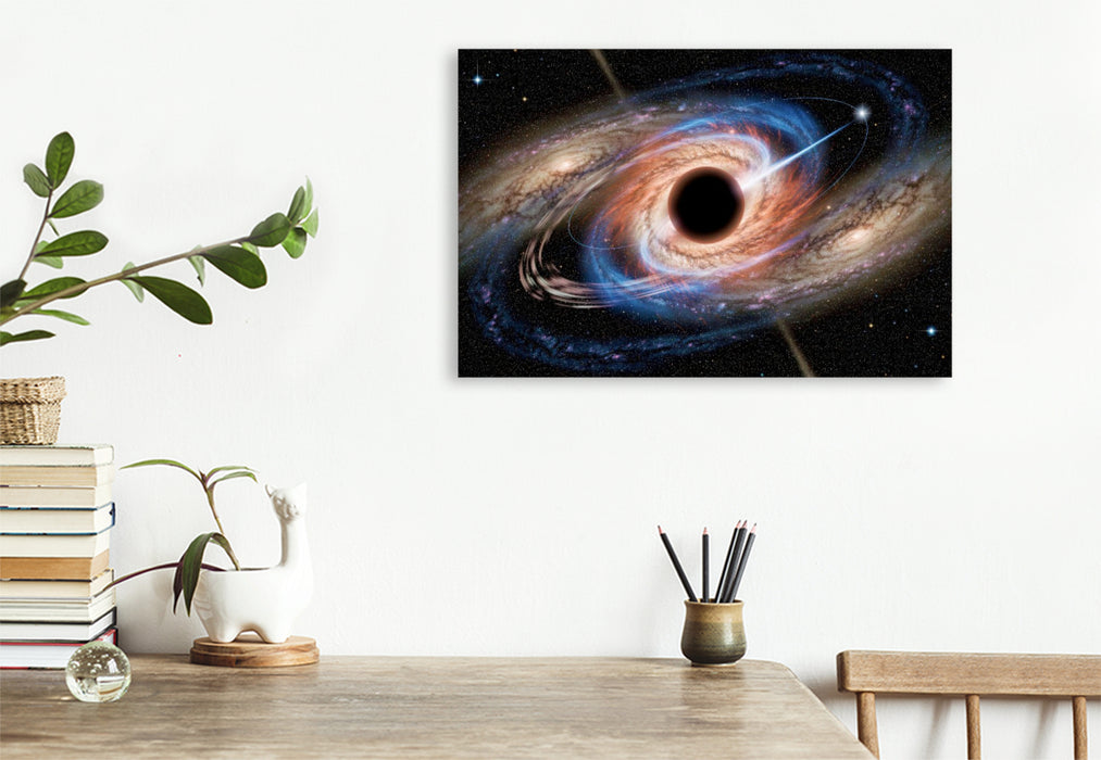 Premium Textil-Leinwand Ein Motiv aus dem Kalender Sagittarius A Stern