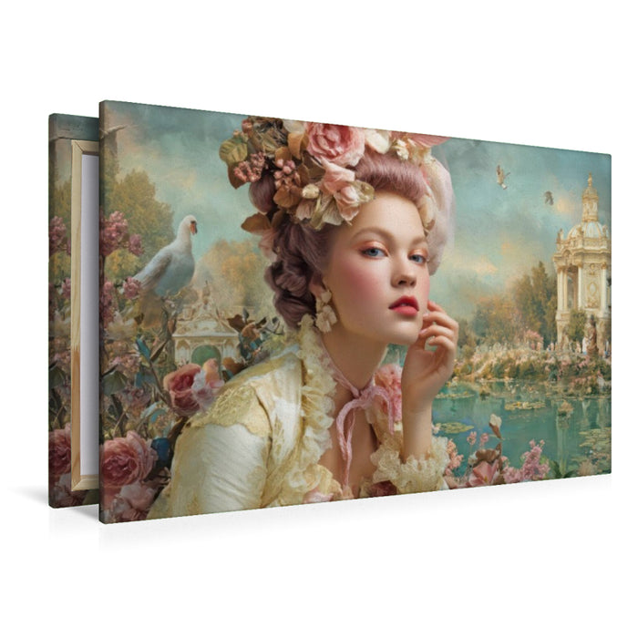 Premium Textil-Leinwand Barockzeit