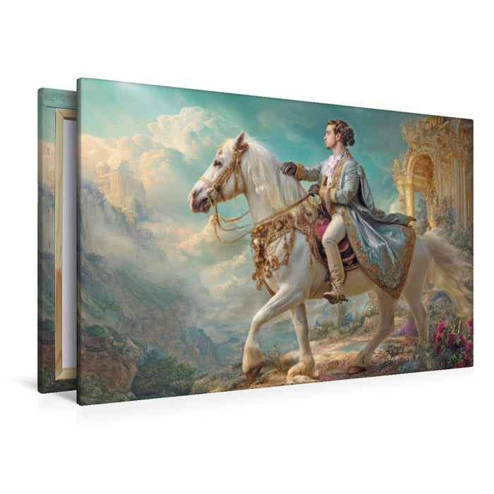 Premium Textil-Leinwand Barockzeit