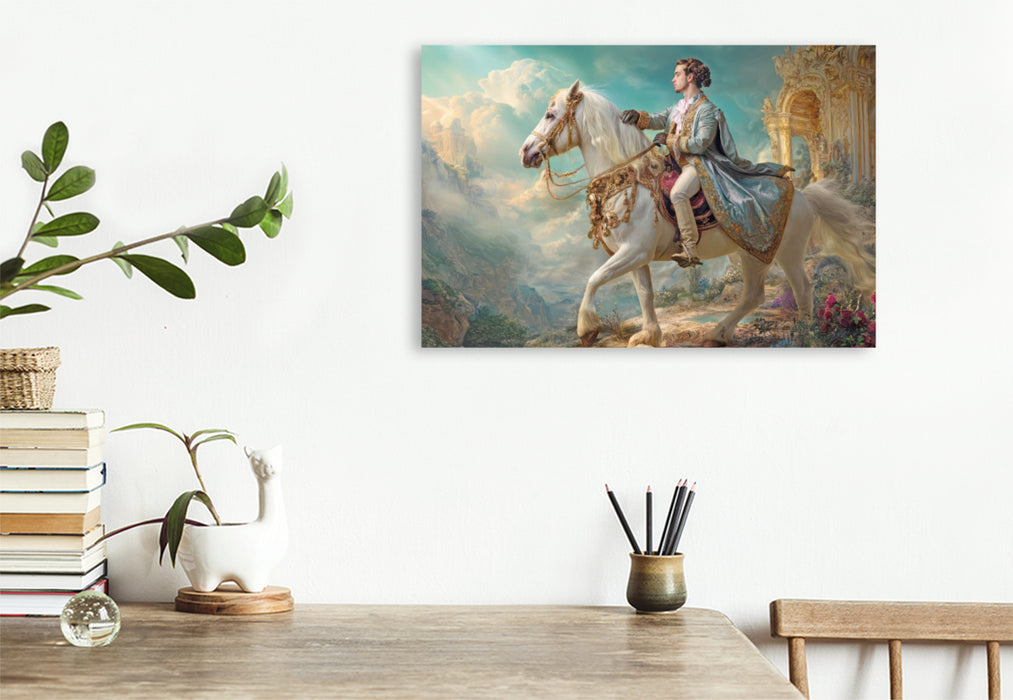 Premium Textil-Leinwand Barockzeit
