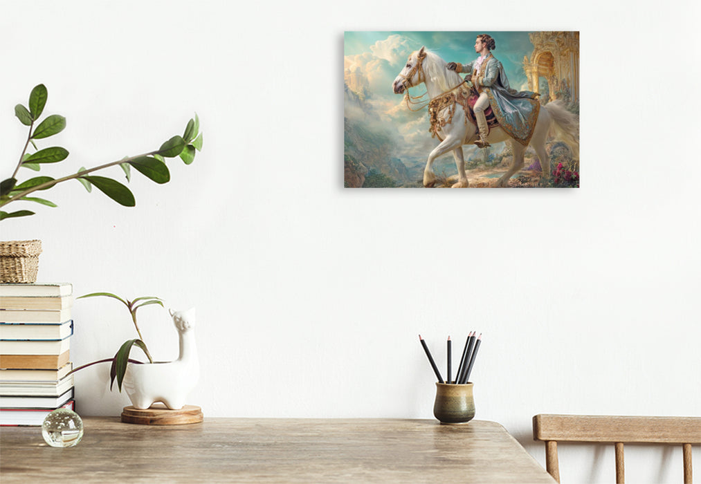Premium Textil-Leinwand Barockzeit