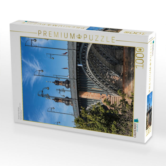 Theodor-Heuss-Brücke - CALVENDO Foto-Puzzle'