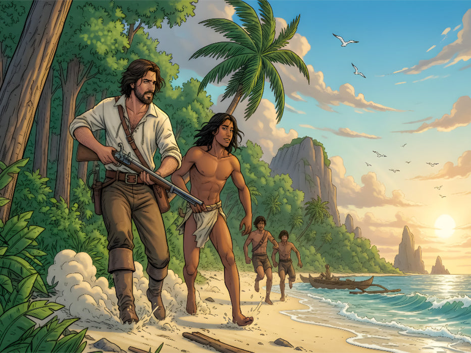 Die Rettung Freitags - CALVENDO Foto-Puzzle'