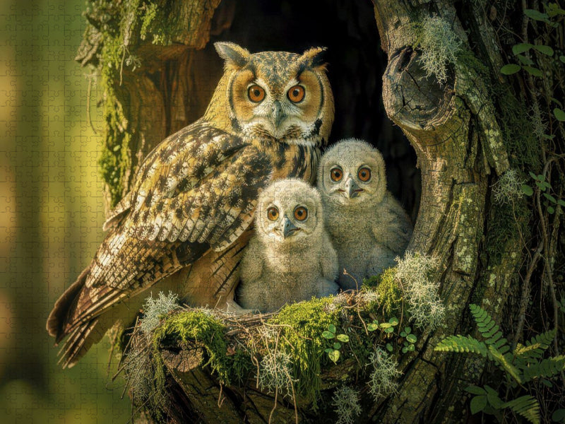 Die Nacht hat Augen, ein Kalender mit Blick. - CALVENDO Foto-Puzzle'