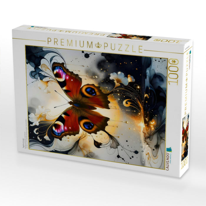 Tagpfauenauge - CALVENDO Foto-Puzzle'