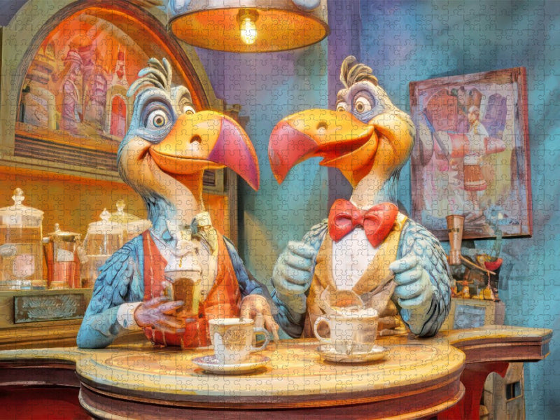 Tierische Kaffeefans - CALVENDO Foto-Puzzle'