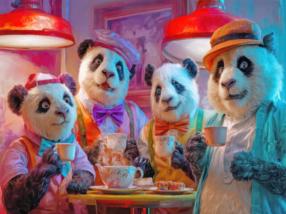Tierische Kaffeefans - CALVENDO Foto-Puzzle'
