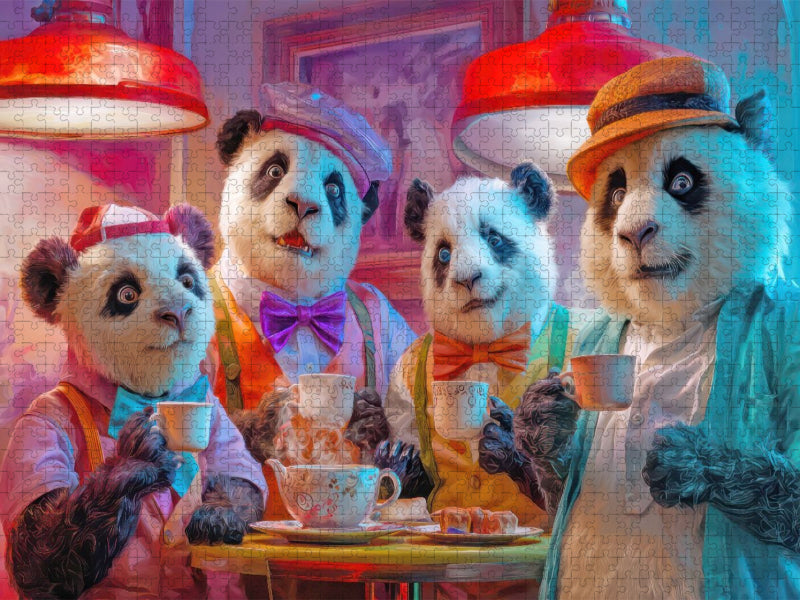 Tierische Kaffeefans - CALVENDO Foto-Puzzle'