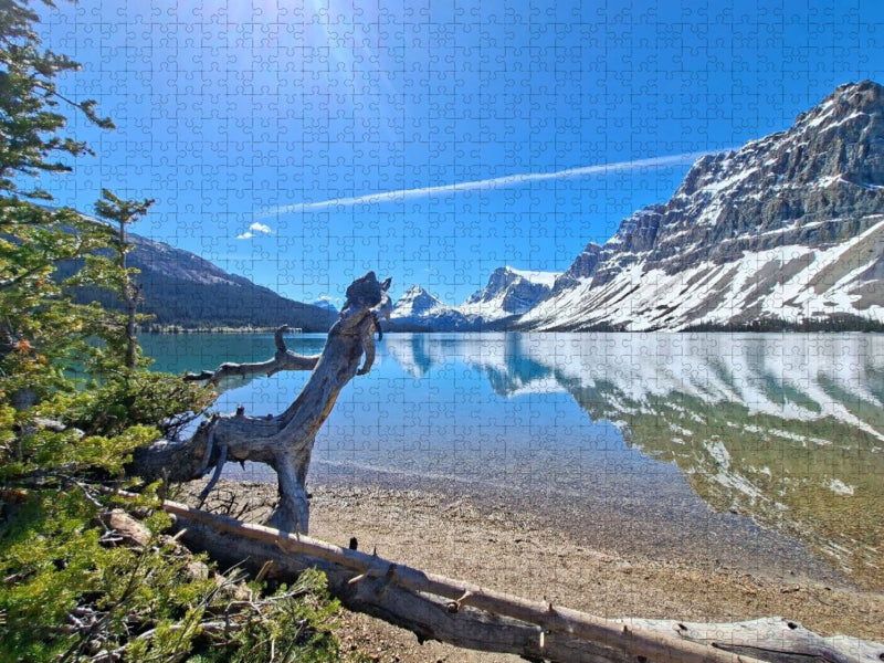 Bow Lake, Alberta - CALVENDO Foto-Puzzle'