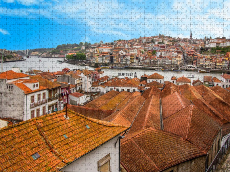 Die Hafenstadt Porto - CALVENDO Foto-Puzzle'