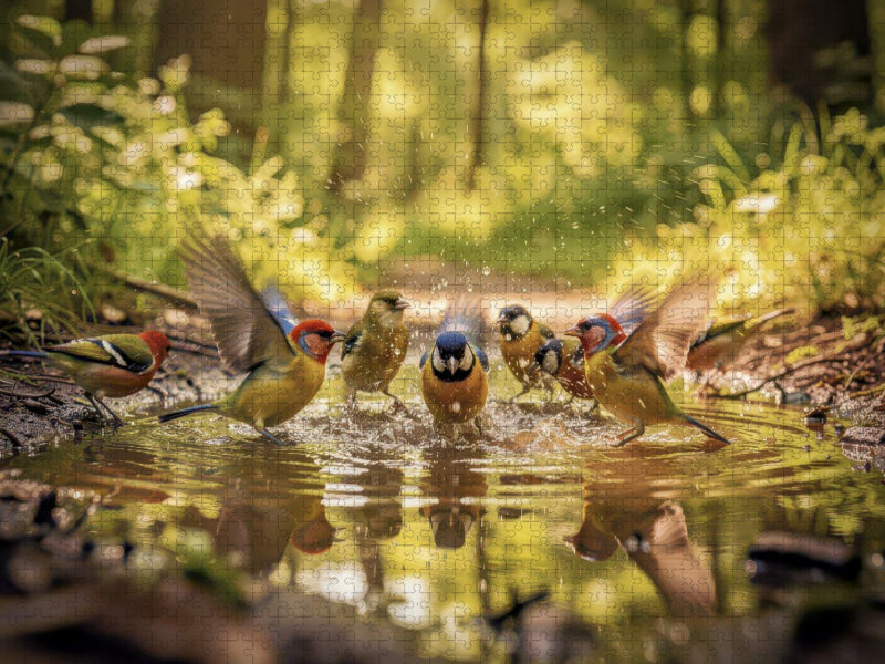 Wenn Farben im Licht zu Melodien werden. - CALVENDO Foto-Puzzle'