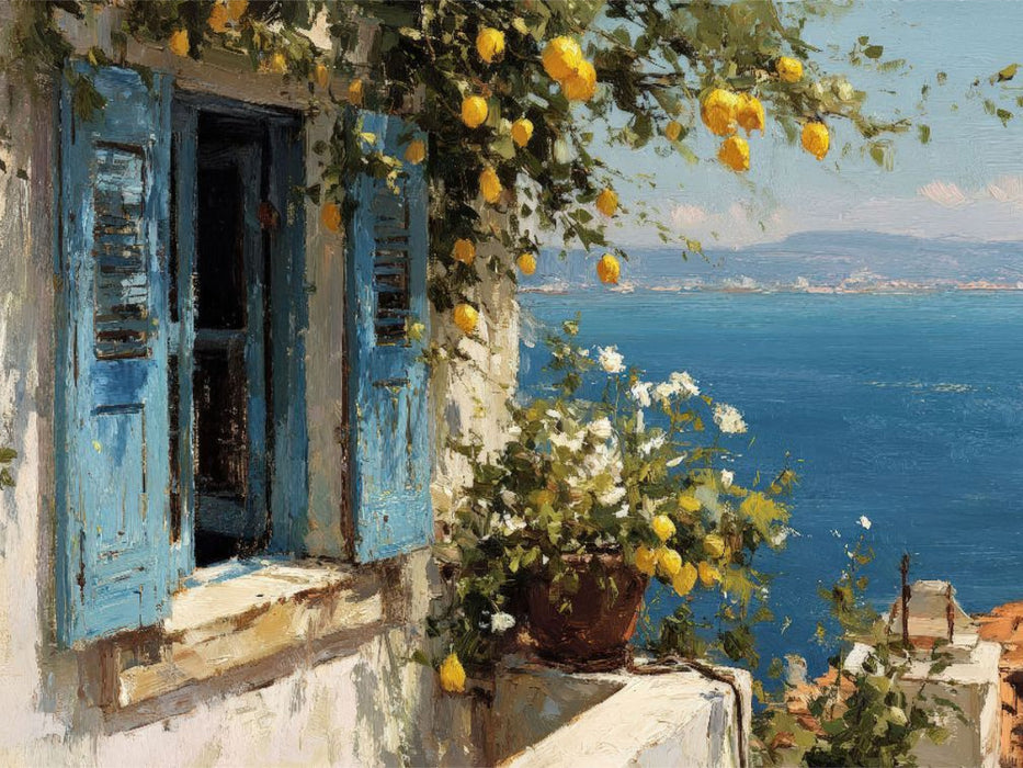 Zitronen mit Meerblick - CALVENDO Foto-Puzzle'