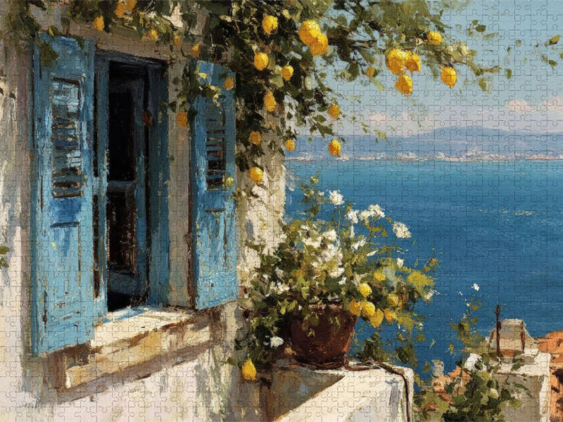 Zitronen mit Meerblick - CALVENDO Foto-Puzzle'