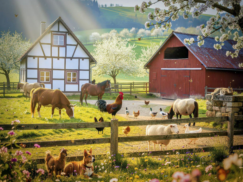 Wo Tiere das Tempo bestimmen. - CALVENDO Foto-Puzzle'