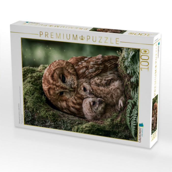 Geborgenheit zwischen uralten Eichen - CALVENDO Foto-Puzzle'
