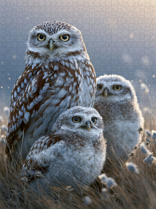 Ein neuer Morgen für den lautlosen Jäger - CALVENDO Foto-Puzzle'