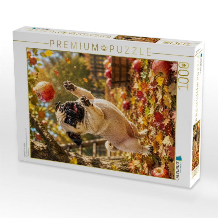 Apfelglück im Herbst - CALVENDO Foto-Puzzle'