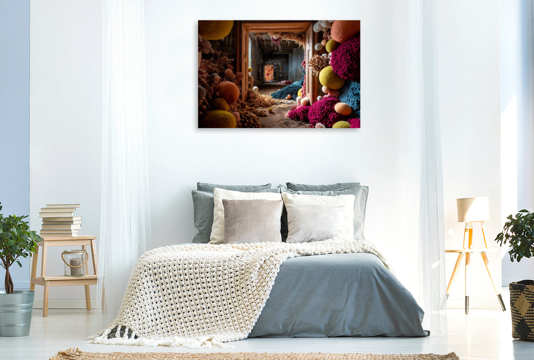 Premium Textil-Leinwand Wuchernde Wunderwelt