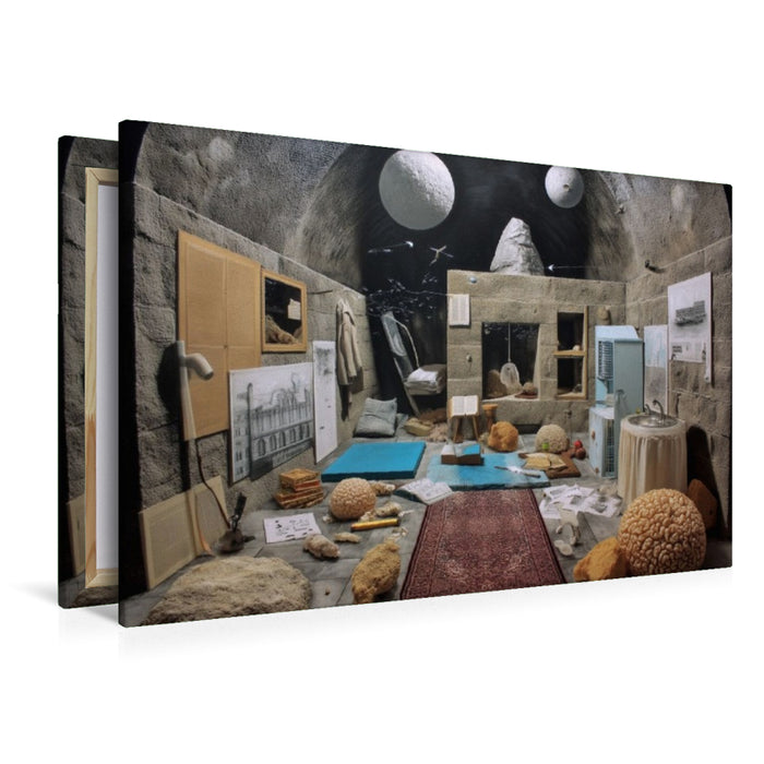 Premium Textil-Leinwand Kosmische Kammer