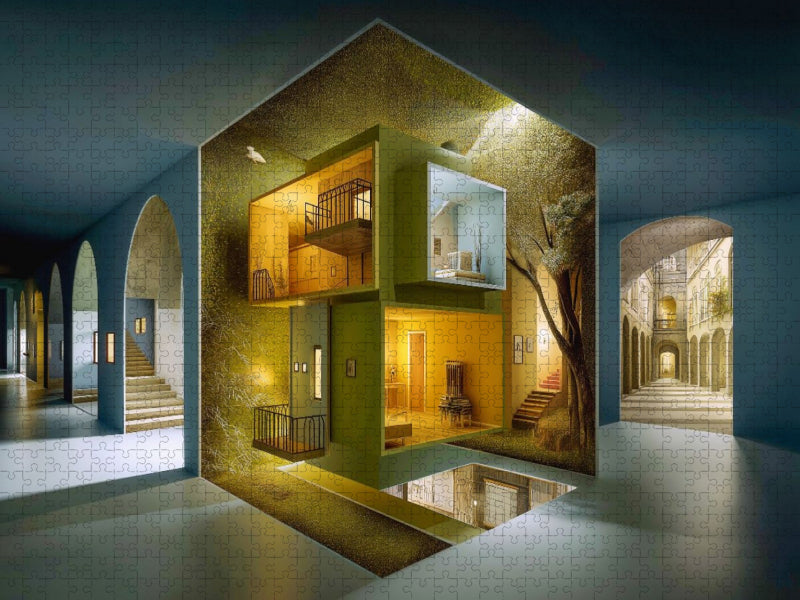 Geometrie des Wohnens - CALVENDO Foto-Puzzle'