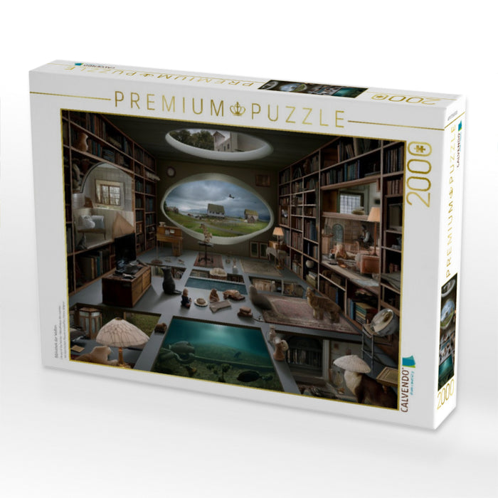 Bibliothek der Welten - CALVENDO Foto-Puzzle'
