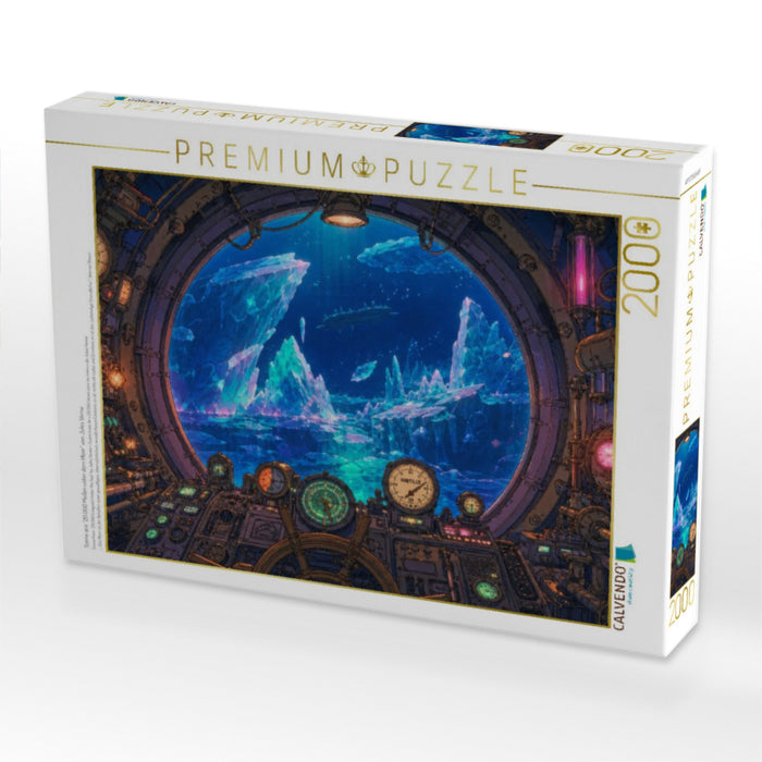Szene aus "20.000 Meilen unter dem Meer" von Jules Verne - CALVENDO Foto-Puzzle'