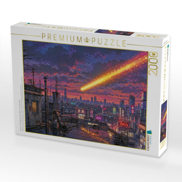 Szene aus "Die Jagd nach dem Meteor" von Jules Verne - CALVENDO Foto-Puzzle'