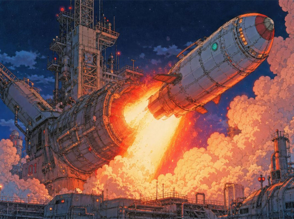 Szene aus "Von der Erde zum Mond" von Jules Verne - CALVENDO Foto-Puzzle'