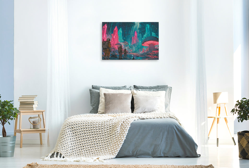 Premium Textil-Leinwand Szene aus "Reise zum Mittelpunkt der Erde"