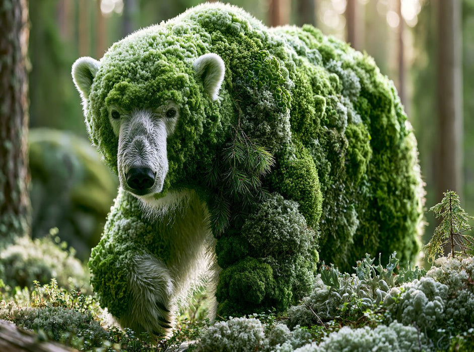 Waldeisbär - CALVENDO Foto-Puzzle'