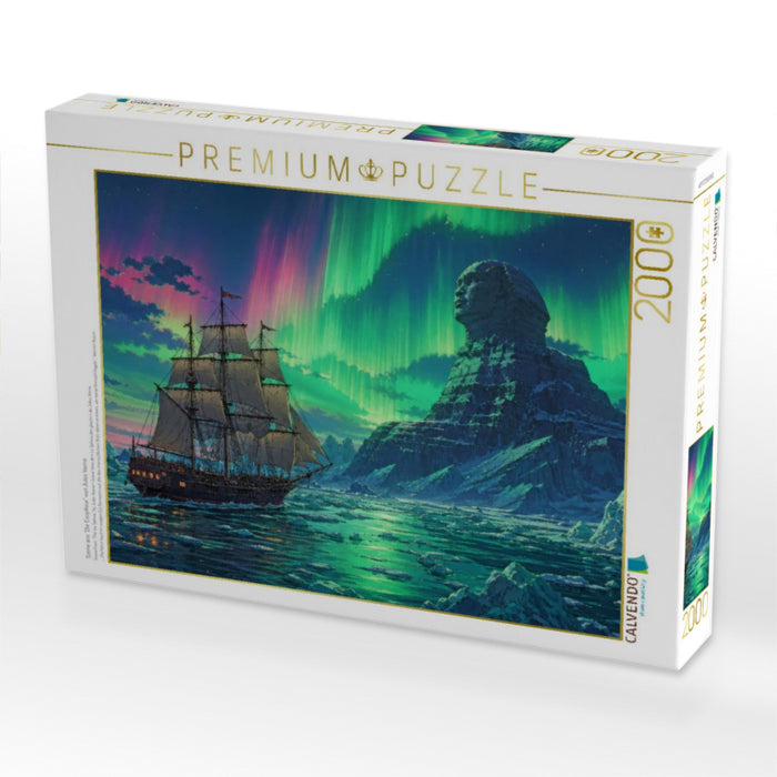 Szene aus "Die Eissphinx" von Jules Verne - CALVENDO Foto-Puzzle'